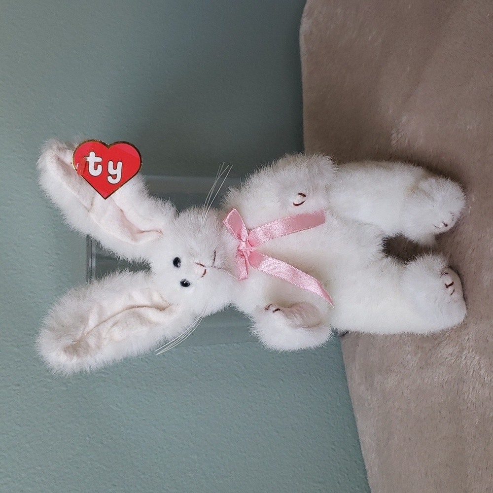 1992 Sara 1st Gen ☆RARE☆ Ty Attic Treasure 11" Bunny Rabbit🐰💖 NWT, PVC Pellets